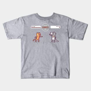 cat dog fight Kids T-Shirt